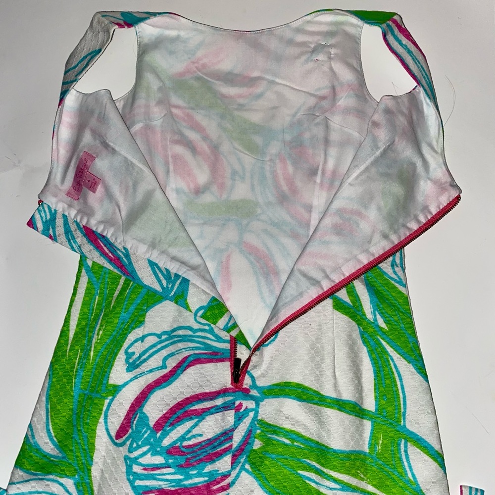 Lilly Pulitzer Ring the Bellboy Delia Dress Size 8 - Picture 4 of 6